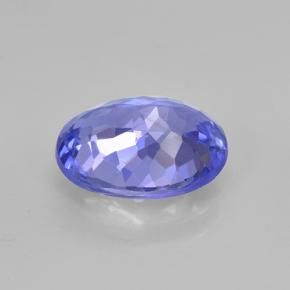 Tanzanite Gemstone in 9.4 x 7.4 mm Size for Sale, Tanzanite Stone in Intense Violet Blue Color