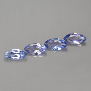 1.49 ct Blue Tanzanite Gemstone, Tanzanite Gem in Marquise Facet Shape for Sale.