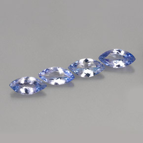 1.40 ct Blue Tanzanite Gemstone, Tanzanite Gem in Marquise Facet Shape for Sale.