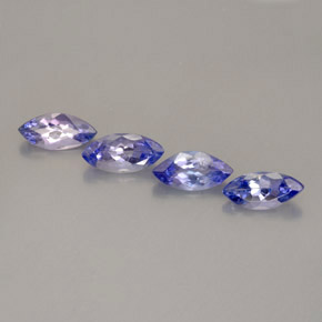 1.56 ct Blue Tanzanite Gemstone, Tanzanite Gem in Marquise Facet Shape for Sale.