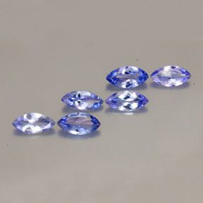 2.15 ct Blue Tanzanite Stone, Natural Tanzanite in Marquise Facet Shape for Sale