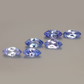 1.93 ct Violet Tanzanite Gemstone, Tanzanite Gem in Marquise Facet Shape for Sale.
