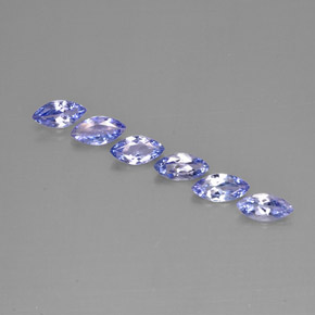 Violet Blue Tanzanite Gem - 0.3ct Marquise Facet (ID: 258887)
