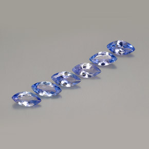 1.95 ct Violet Tanzanite Gemstone, Tanzanite Gem in Marquise Facet Shape for Sale.