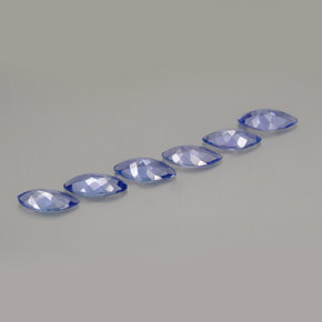 Tanzanite Gemstone in 7 x 3.5 mm (calibrated) Size for Sale, Tanzanite Stone in Bluish Violet Color