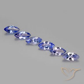1.90ctw Natural Intense Violet Blue Tanzanite, Marquise, VVS-VS