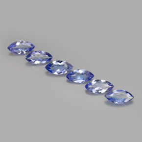 1.85 ct Violet Tanzanite Gemstone, Tanzanite Gem in Marquise Facet Shape for Sale.