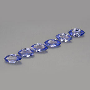 1.95 ct Violet Tanzanite Stone, Natural Tanzanite in Marquise Facet Shape for Sale