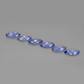 Tanzanite Gemstone in 7 x 3.5 mm (calibrated) Size for Sale, Tanzanite Stone in Bluish Violet Color