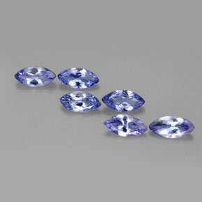 2.09 ct Violet Tanzanite Gemstone, Tanzanite Gem in Marquise Facet Shape for Sale.