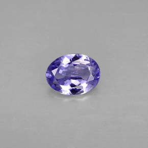 1.05 ct Violet Tanzanite Gemstone, Tanzanite Gem in Oval Facet Shape for Sale.