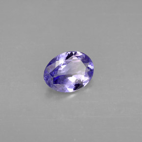 1.05 ct Violet Tanzanite Stone, Natural Tanzanite in Oval Facet Shape for Sale