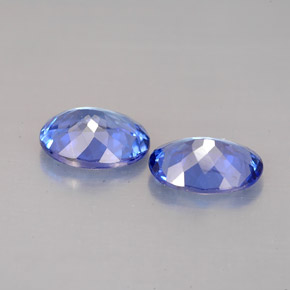 Tanzanite Gemstone in 8 x 6 mm (calibrated) Size for Sale, Tanzanite Stone in Violet Blue Color