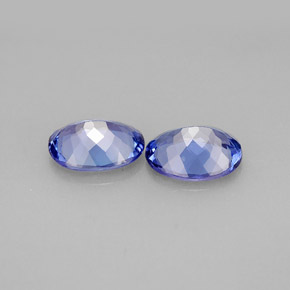 Tanzanite Gemstone in 8 x 6 mm (calibrated) Size for Sale, Tanzanite Stone in Violet Blue Color