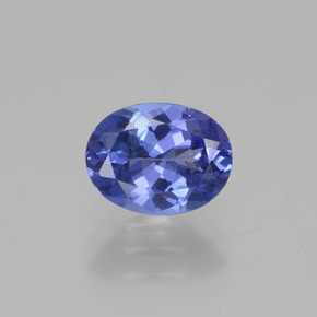 Medium Navy Blue Танзанит Камень - 1.3ct Фасетный Овал (ID: 280429)