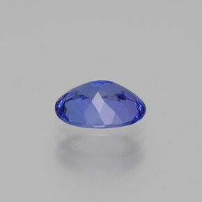 Tanzanite Gemstone in 8.2 x 6.3 mm Size for Sale, Tanzanite Stone in Medium Navy Blue Color