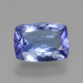 1.78 ct Blue Tanzanite Gemstone, Tanzanite Gem in Cushion-Cut Shape for Sale.