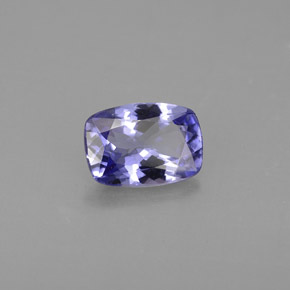 1.01 ct Blue Tanzanite Stone, Natural Tanzanite in Cushion-Cut Shape for Sale