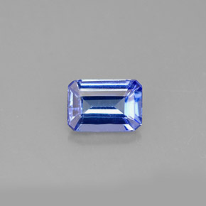 0.86 ct Blue Tanzanite Gemstone, Tanzanite Gem in Octagon Facet Shape for Sale.