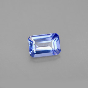 0.86 ct Blue Tanzanite Stone, Natural Tanzanite in Octagon Facet Shape for Sale
