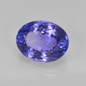6.26 ct Blue Tanzanite Stone, Natural Tanzanite in Oval Facet Shape for Sale