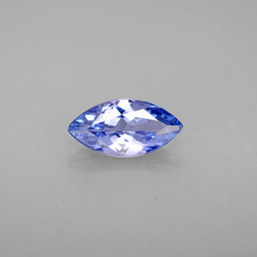 1.08 ct Blue Tanzanite Gemstone, Tanzanite Gem in Marquise Facet Shape for Sale.
