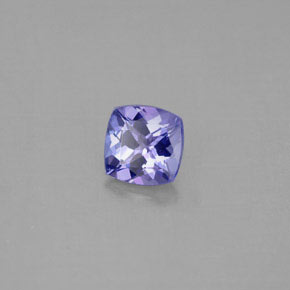 0.96 ct Blue Tanzanite Stone, Natural Tanzanite in Cushion-Cut Shape for Sale