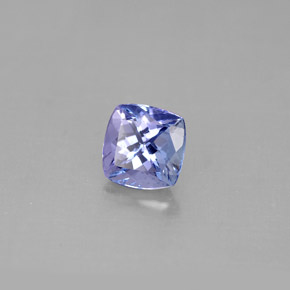 1.11 ct Blue Tanzanite Stone, Natural Tanzanite in Cushion-Cut Shape for Sale