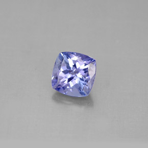 1.27 ct Blue Tanzanite Stone, Natural Tanzanite in Cushion-Cut Shape for Sale