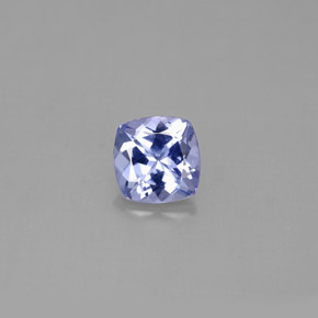 0.90 ct Blue Tanzanite Gemstone, Tanzanite Gem in Cushion-Cut Shape for Sale.