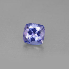 1.10 ct Blue Tanzanite Gemstone, Tanzanite Gem in Cushion-Cut Shape for Sale.