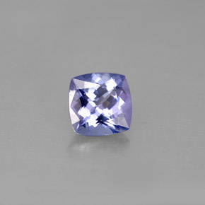 1.10 ct Blue Tanzanite Stone, Natural Tanzanite in Cushion-Cut Shape for Sale