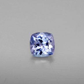 1.07 ct Blue Tanzanite Gemstone, Tanzanite Gem in Cushion-Cut Shape for Sale.