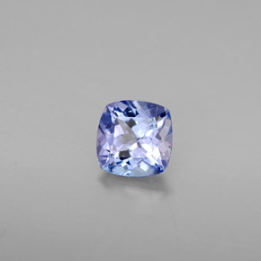 1.07 ct Blue Tanzanite Stone, Natural Tanzanite in Cushion-Cut Shape for Sale