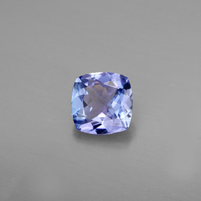 0.81 ct Blue Tanzanite Gemstone, Tanzanite Gem in Cushion-Cut Shape for Sale.