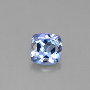 1.06 ct Blue Tanzanite Gemstone, Tanzanite Gem in Cushion-Cut Shape for Sale.