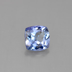 1.06 ct Blue Tanzanite Stone, Natural Tanzanite in Cushion-Cut Shape for Sale