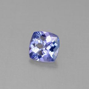 0.93 ct Blue Tanzanite Stone, Natural Tanzanite in Cushion-Cut Shape for Sale