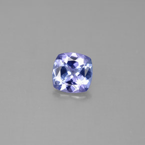 0.84 ct Blue Tanzanite Gemstone, Tanzanite Gem in Cushion-Cut Shape for Sale.