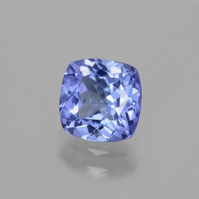 0.99 ct Blue Tanzanite Stone, Natural Tanzanite in Cushion-Cut Shape for Sale