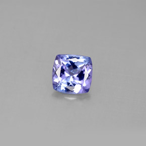 0.86 ct Blue Tanzanite Gemstone, Tanzanite Gem in Cushion-Cut Shape for Sale.