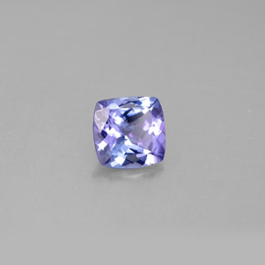 0.86 ct Blue Tanzanite Stone, Natural Tanzanite in Cushion-Cut Shape for Sale