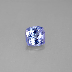 1.05 ct Blue Tanzanite Stone, Natural Tanzanite in Cushion-Cut Shape for Sale