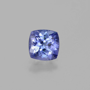 0.97 ct Blue Tanzanite Stone, Natural Tanzanite in Cushion-Cut Shape for Sale
