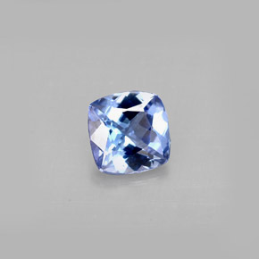 0.91 ct Blue Tanzanite Gemstone, Tanzanite Gem in Cushion-Cut Shape for Sale.