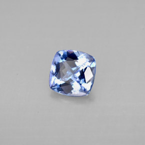 0.91 ct Blue Tanzanite Stone, Natural Tanzanite in Cushion-Cut Shape for Sale