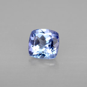 1.01 ct Blue Tanzanite Stone, Natural Tanzanite in Cushion-Cut Shape for Sale