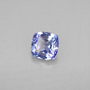1.03 ct Blue Tanzanite Stone, Natural Tanzanite in Cushion-Cut Shape for Sale