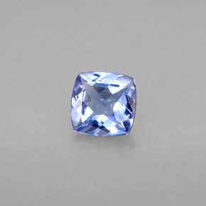 0.95 ct Blue Tanzanite Gemstone, Tanzanite Gem in Cushion-Cut Shape for Sale.