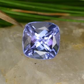 1.13 ct Blue Tanzanite Gemstone, Tanzanite Gem in Cushion-Cut Shape for Sale.